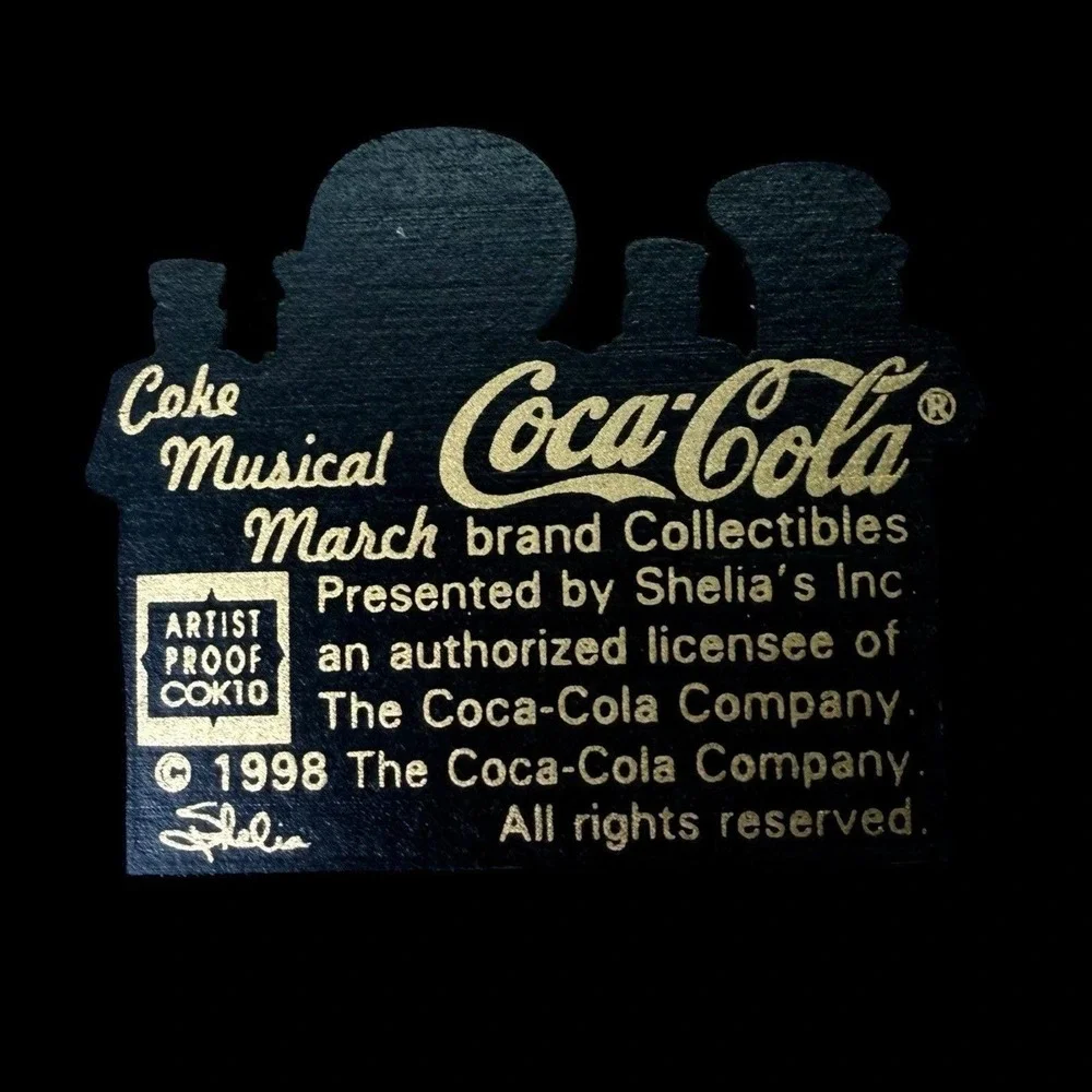 Coca Cola‎ Coke Musical March Shelia's Collection Marching Band Shelf Sitter